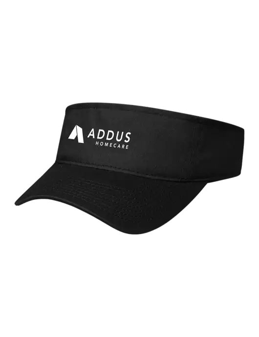 Black Cap Visor w/Addus HomeCare Logo