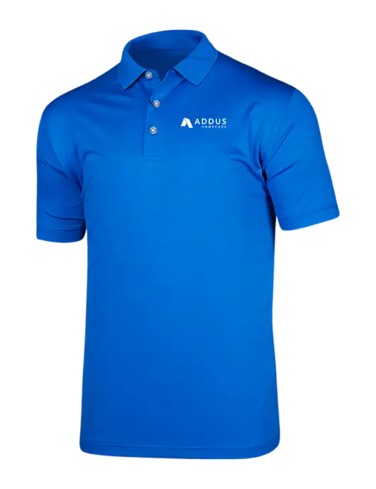 Callaway Vibrant Royal Blue Ventilated Polo w/Addus HomeCare Logo