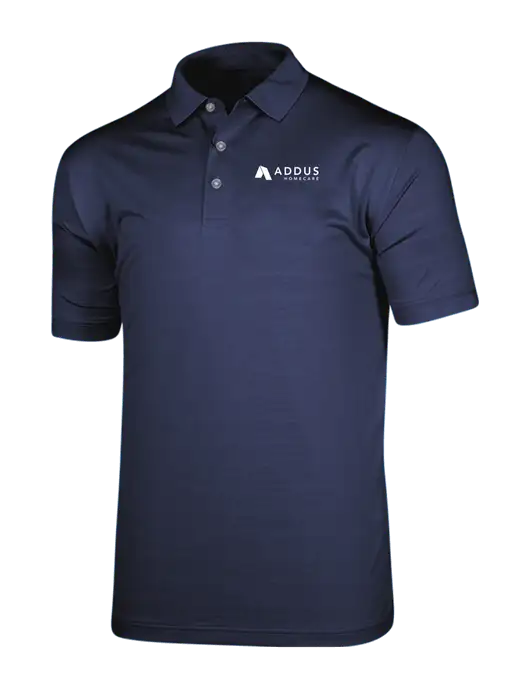 Callaway Vibrant Navy Ventilated Polo w/Addus HomeCare Logo