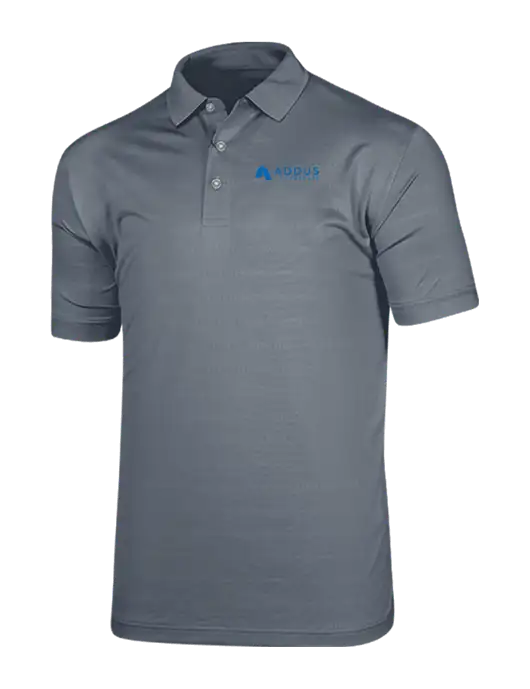 Callaway Vibrant Light Grey Ventilated Polo w/Addus HomeCare Logo