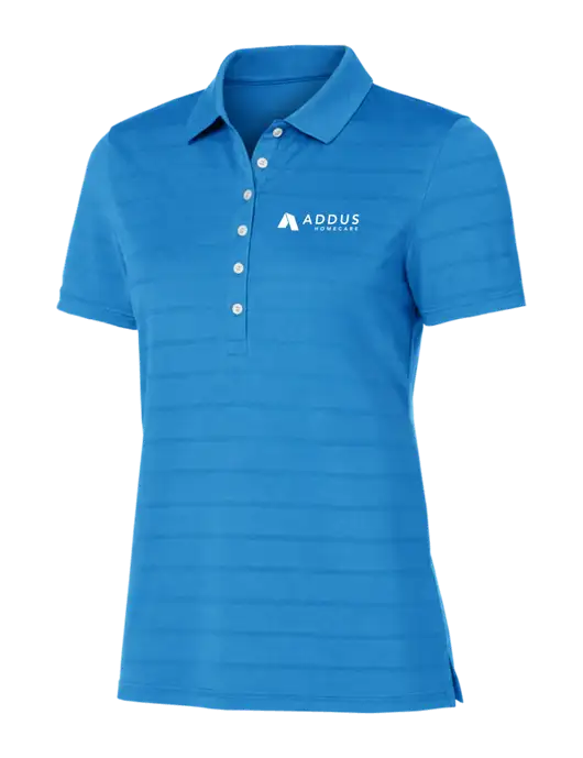 Callaway Womens Royal Blue Ventilated Polo w/Addus HomeCare Logo