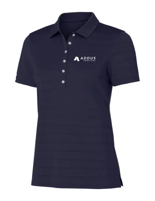 Callaway Womens Navy Ventilated Polo w/Addus HomeCare Logo