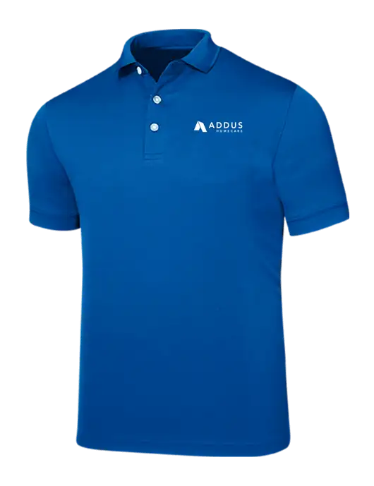 Callaway Ottoman Royal Blue Polo w/Addus HomeCare Logo