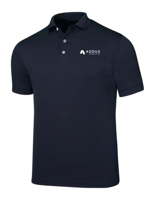 Callaway Ottoman Navy Polo w/Addus HomeCare Logo