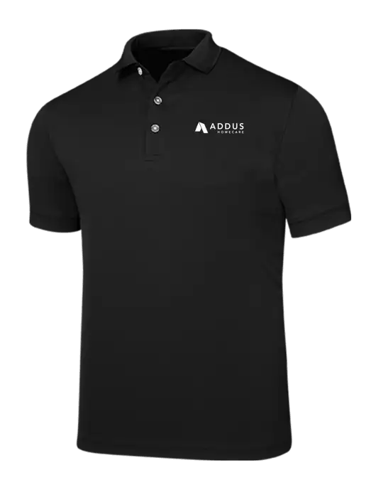 Callaway Ottoman Black Polo w/Addus HomeCare Logo