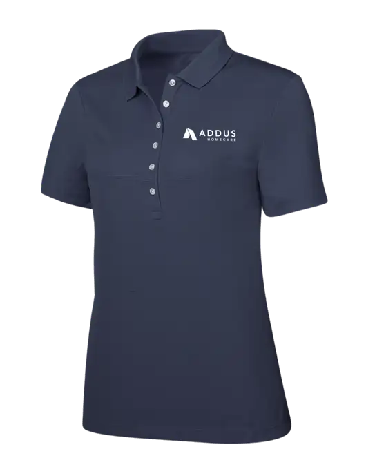 Callaway Womens Ottoman Navy Polo w/Addus HomeCare Logo