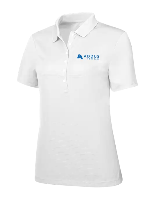 Callaway Womens Ottoman Bright White Polo w/Addus HomeCare Logo