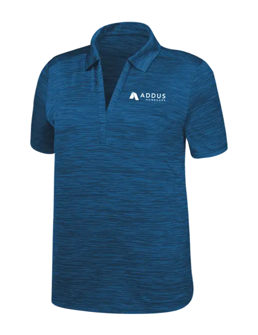 Callaway Womens Medium Slate Blue Broken Stripe w/Addus HomeCare Logo