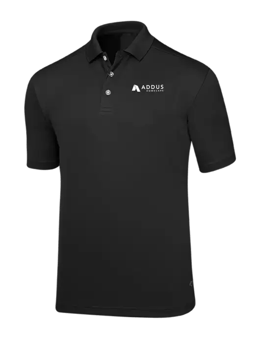 Callaway Core Black Performance Polo w/Addus HomeCare Logo