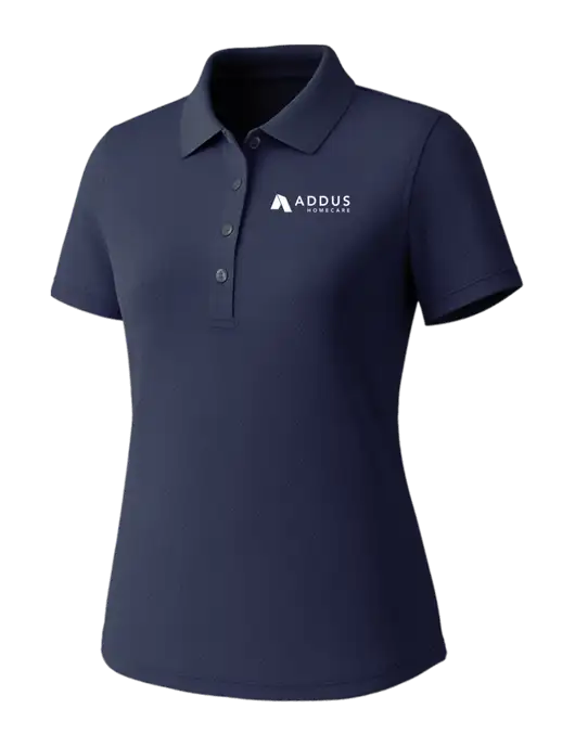 Callaway Womens Core Navy Performance Polo w/Addus HomeCare Logo