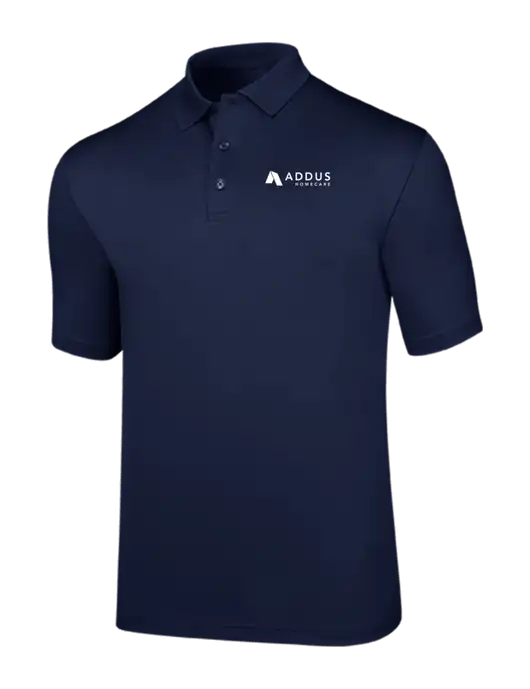 Callaway Opti-Dri Navy Chev Polo w/Addus HomeCare Logo