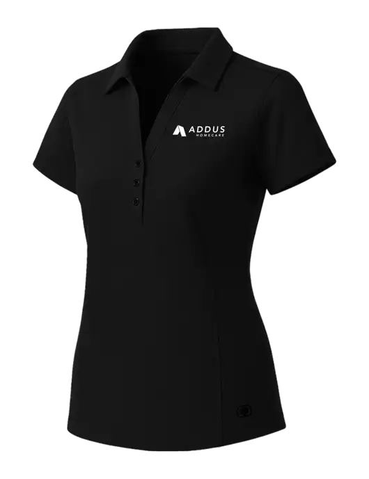 OGIO Womens Blacktop ONYX Polo w/Addus HomeCare Logo