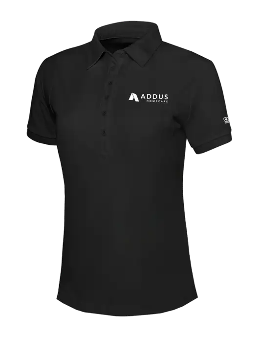 OGIO Womens Blacktop Jewel Polo w/Addus HomeCare Logo