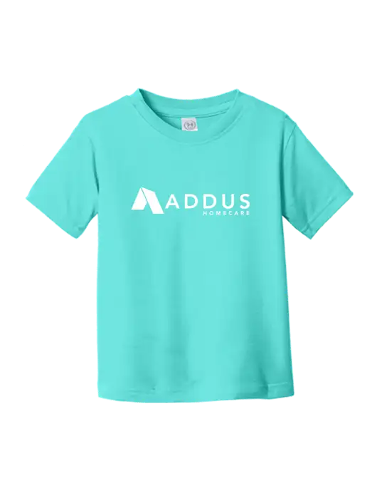 Rabbit Skins Carribean Toddler Fine Jersey Tee w/Addus HomeCare Logo