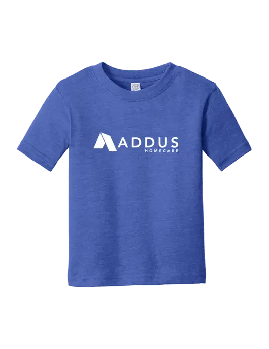Rabbit Skins Vintage Royal Toddler Fine Jersey Tee w/Addus HomeCare Logo