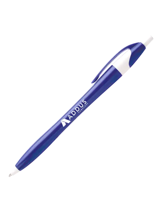 Novella Royal/White Executive Pen - Blue Ink w/Addus HomeCare Logo