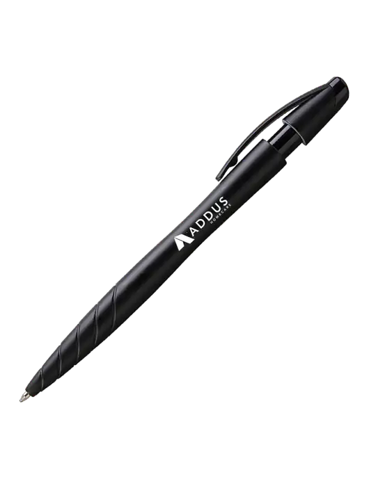 Awali Black Metallic Pen - Black Ink w/Addus HomeCare Logo