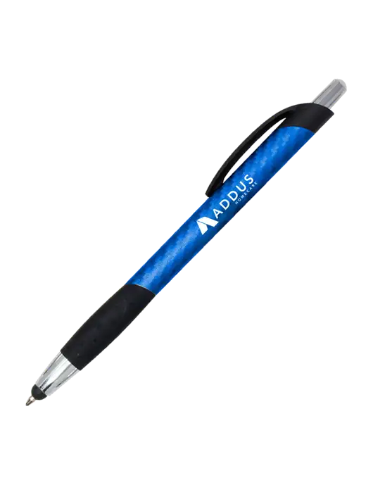 Sunray Blue Stylus Pen - Black Ink w/Addus HomeCare Logo