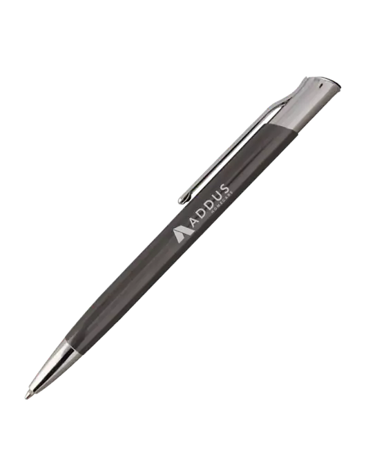 San Malo Gunmetal Pen - Black Ink w/Addus HomeCare Logo