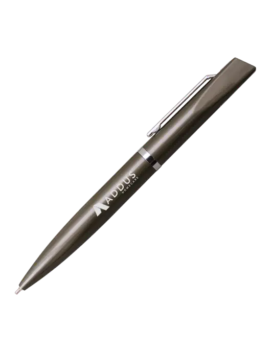 Santos Gunmetal Pen - Black Ink w/Addus HomeCare Logo