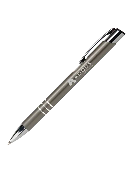 Laurent Gunmetal Pen - Black Ink w/Addus HomeCare Logo