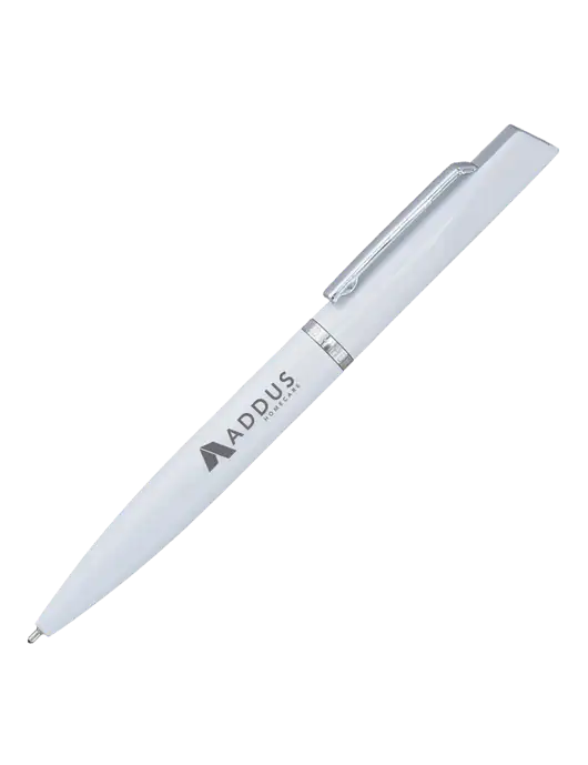 Santos White Pen - Black Ink w/Addus HomeCare Logo