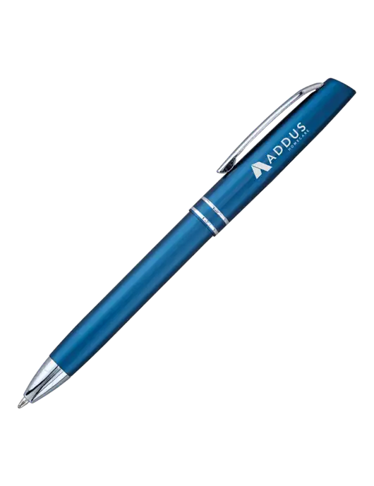 Blue Anguilla Black Ink Pen w/Addus HomeCare Logo