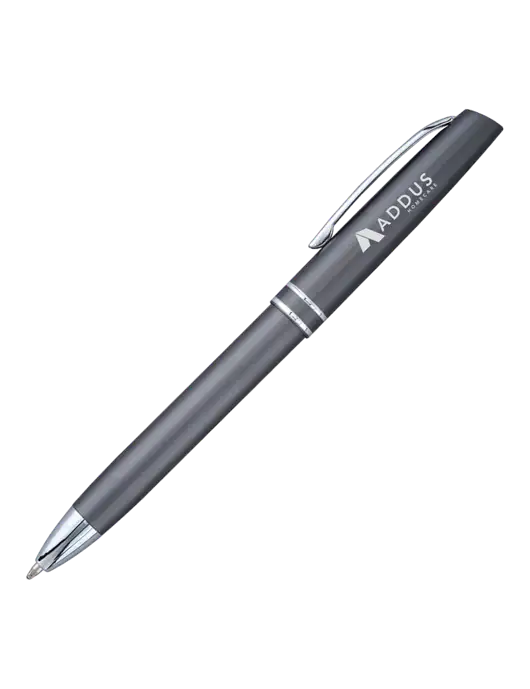 Gunmetal Anguilla Black Ink Pen w/Addus HomeCare Logo