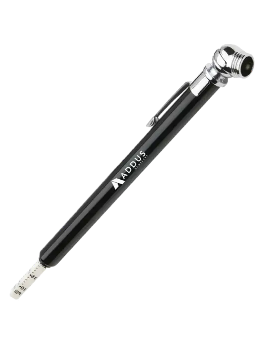 Quick View Black Tire Gauge w/Addus HomeCare Logo
