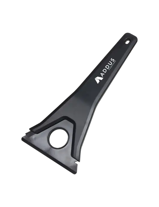 TriBlade Black Windshield Scraper w/Addus HomeCare Logo