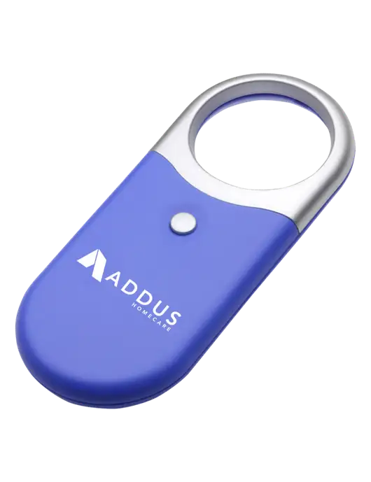 Compact Blue Magnifier Light w/Addus HomeCare Logo