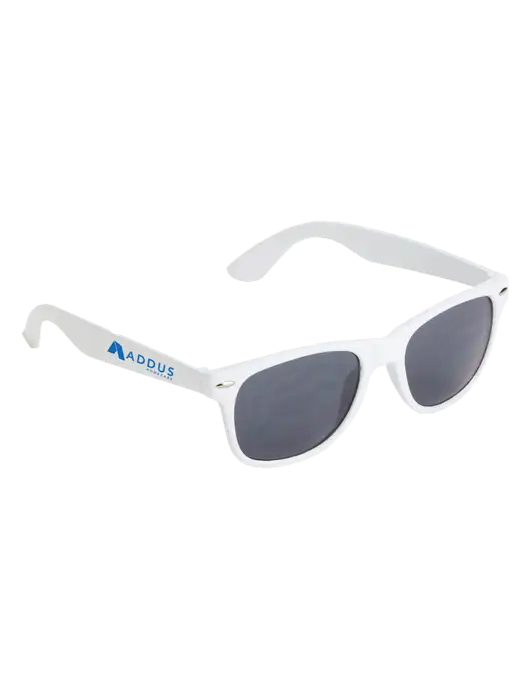 Daytona White Sunglasses w/Addus HomeCare Logo