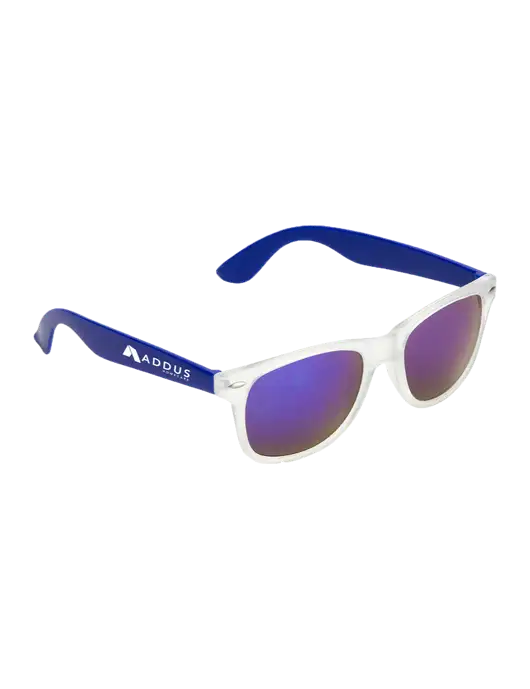 Key West Blue Mirrored Sunglasses w/Addus HomeCare Logo
