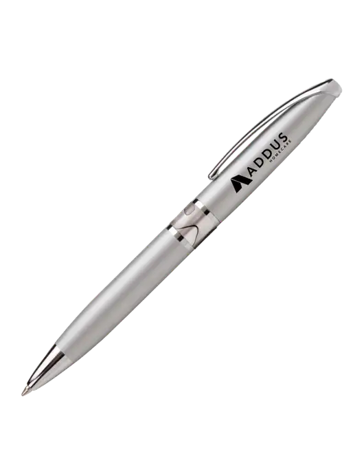 Illusion Silver Pen - Black Ink w/Addus HomeCare Logo