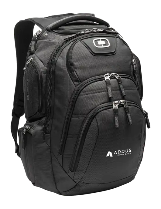 OGIO Black Surge RSS Pack w/Addus HomeCare Logo