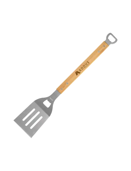 Bamboo BBQ Spatula w/Addus HomeCare Logo