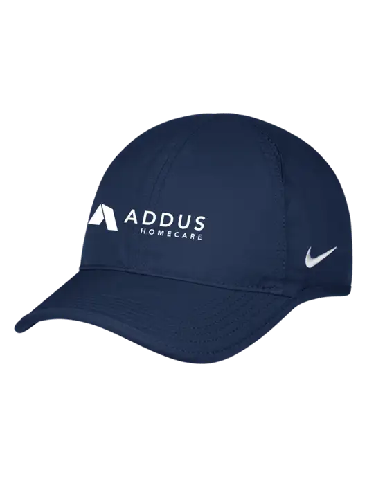 Nike Navy Featherlight Cap w/Addus HomeCare Logo