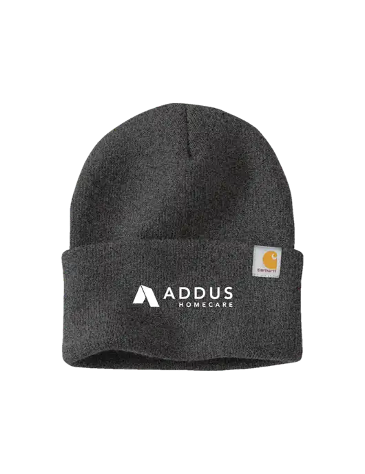 Carhartt Dark Grey Watch Cap 2.0 w/Addus HomeCare Logo