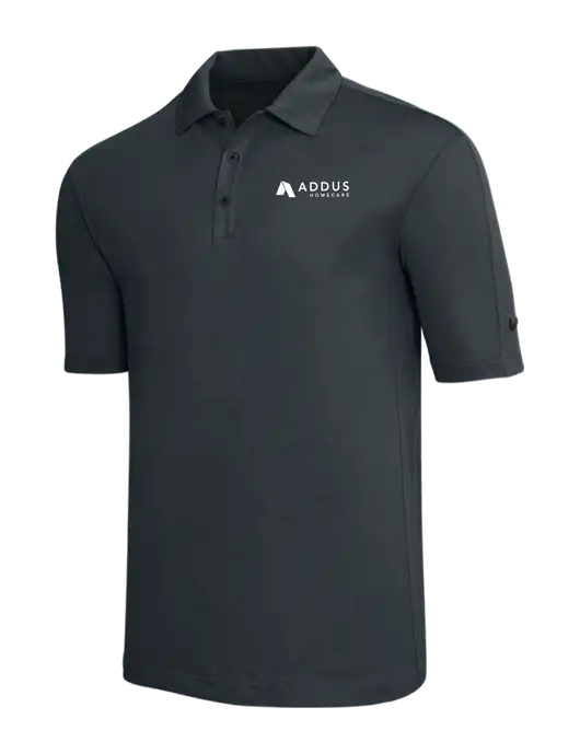 Nike Dark Grey Tech Sport Dri-FIT Polo w/Addus HomeCare Logo
