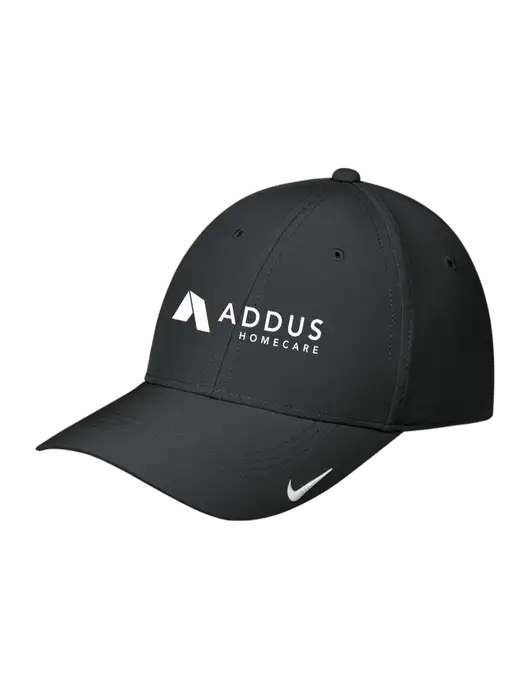 Nike Black Dri-FIT Legacy Cap w/Addus HomeCare Logo