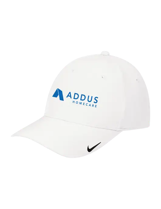 Nike White Dri-FIT Legacy Cap w/Addus HomeCare Logo