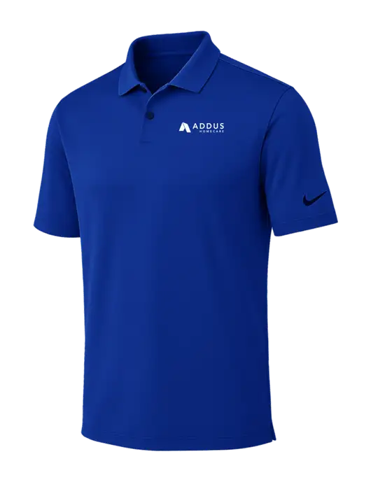 Nike Dark Royal Dri-FIT Vapor Polo w/Addus HomeCare Logo