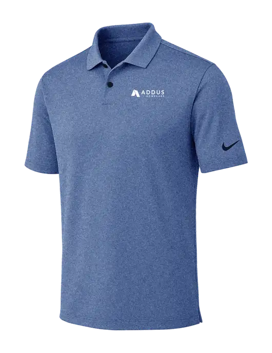Nike Dark Royal Heather Dri-FIT Vapor Polo w/Addus HomeCare Logo