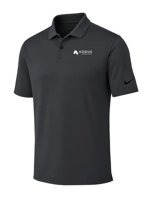 Nike Dark Grey Dri-FIT Vapor Polo w/Addus HomeCare Logo