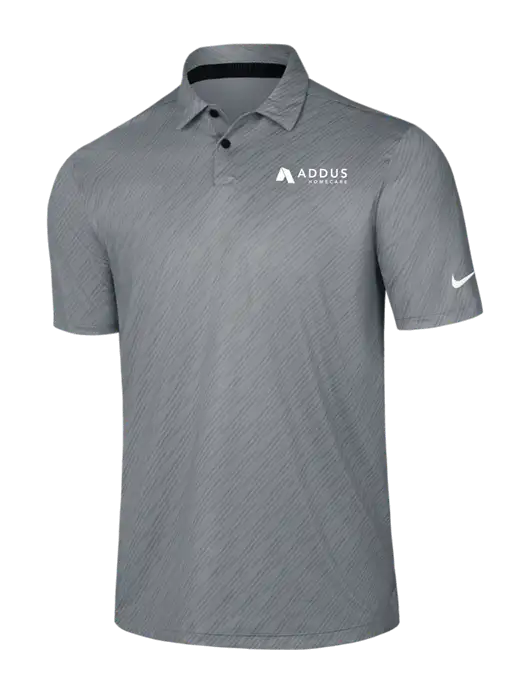 Nike Medium Grey Vapor Dash Polo w/Addus HomeCare Logo
