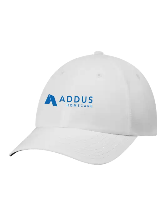 Richardson Relaxed Performance Lite White Cap w/Addus HomeCare Logo