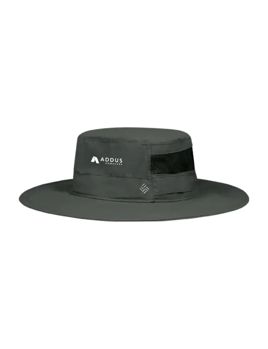 Columbia Dark Grey Bora Bora Booney  Hat w/Addus HomeCare Logo
