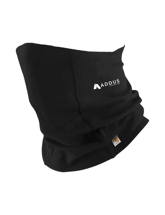 Carhartt Black Cotton Blend Filter Pocket Gaiter w/Addus HomeCare Logo