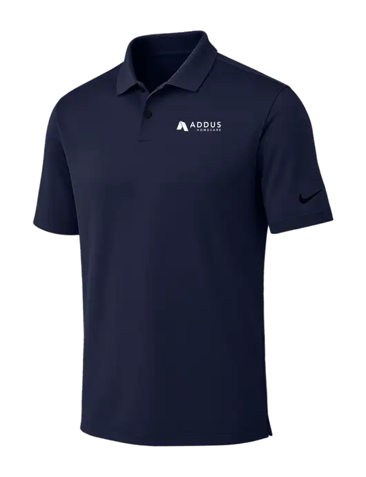 Nike Dark Navy Dri-FIT Vapor Polo w/Addus HomeCare Logo