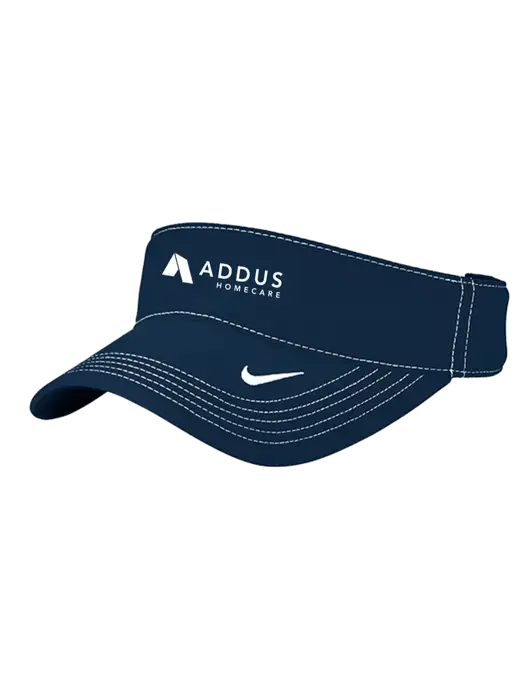 Nike Navy Dri-FIT Ace Visor w/Addus HomeCare Logo